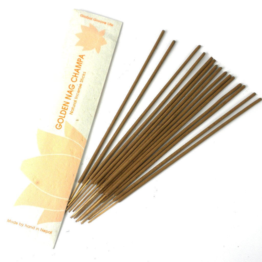 GLG - Stick Incense - Pk of 10 - Golden Nag Champa