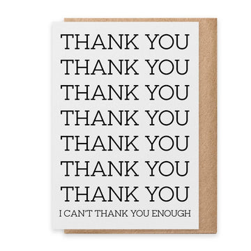 PSPR - Greeting Card - Thank You Enough