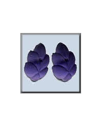 MHB - Glass Treasures - 12305 - Flower Petal - Matte Tanzanite