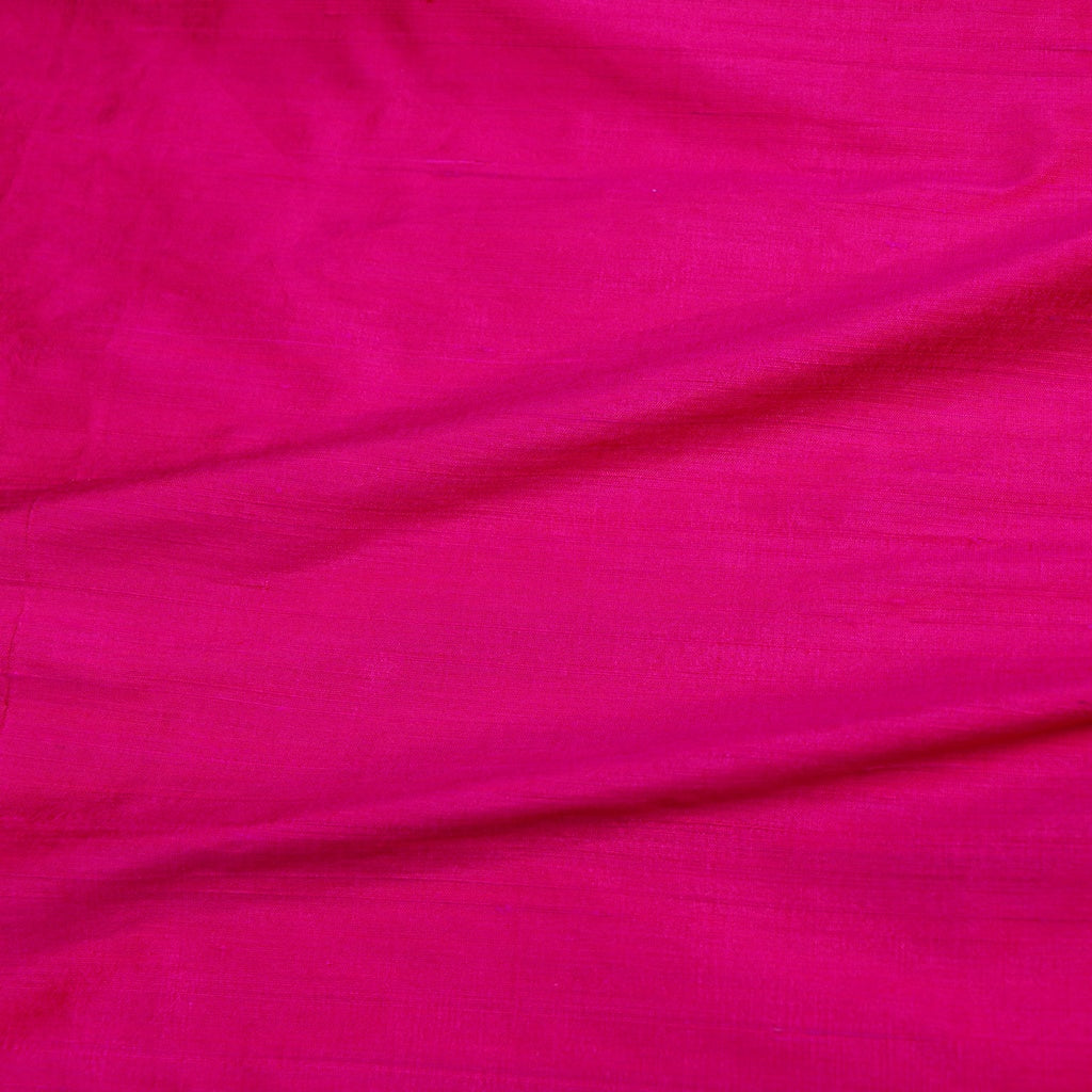 SS - Hand Dyed Dupioni Silk - Fat 04 - HDDS001 - Flamingo
