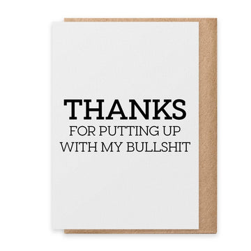 PSPR - Greeting Card - My Bullshit