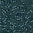 MHB - Size 11/0 Frosted Glass Seed Beads - 62021 - Gunmetal
