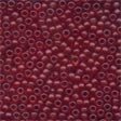 MHB - Size 11/0 Frosted Glass Seed Beads - 62032 - Cranberry