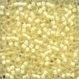MHB - Size 11/0 Frosted Glass Seed Beads - 62039 - Ivory Creme