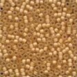 MHB - Size 11/0 Frosted Glass Seed Beads - 62040 - Apricot