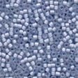 MHB - Size 11/0 Frosted Glass Seed Beads - 62046 - Pale Blue