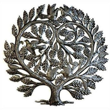 CDB - Haitian Metal Drum - Heart Tree of Life - 24"