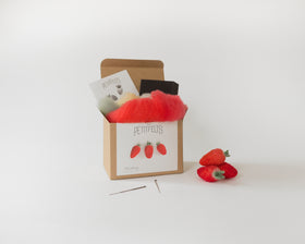 PTFL - Needle Felting Kit -ÊStrawberry