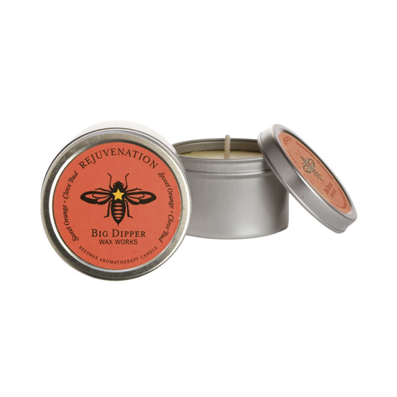 BDWW - Beeswax Aromatherapy Tin - Rejuvenation - Clove Bud and Sweet Orange