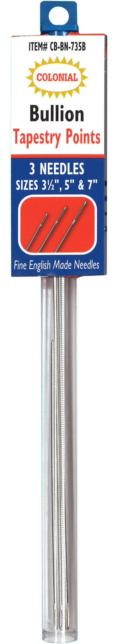 colonial bullion needles
