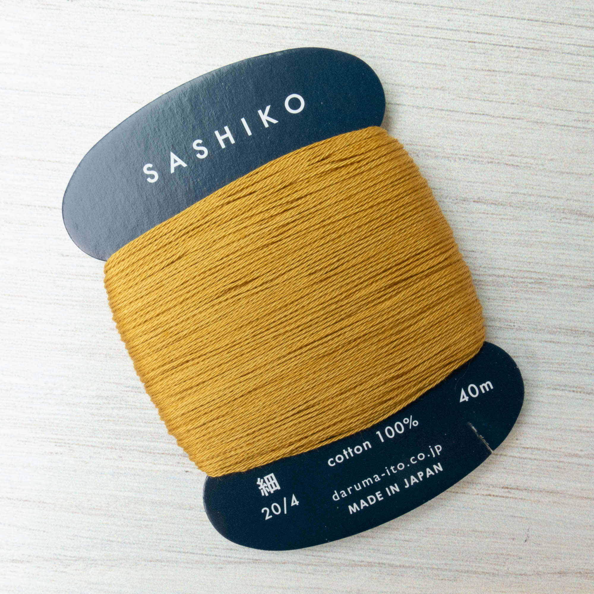 ORIM - Daruma - Sashiko Cotton Thread 20/6 - 0220 - Golden Tea