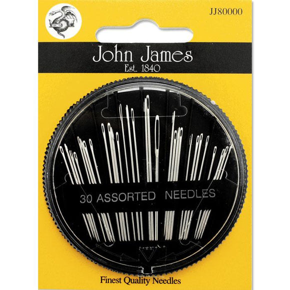 CN - John James  - Craft Needle Collection - Round Case - 30 Count
