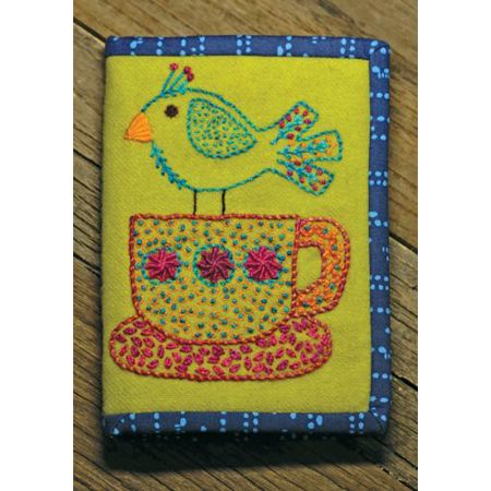 SS - Kit - Tea Bird Needle Case - Pattern and Fabric