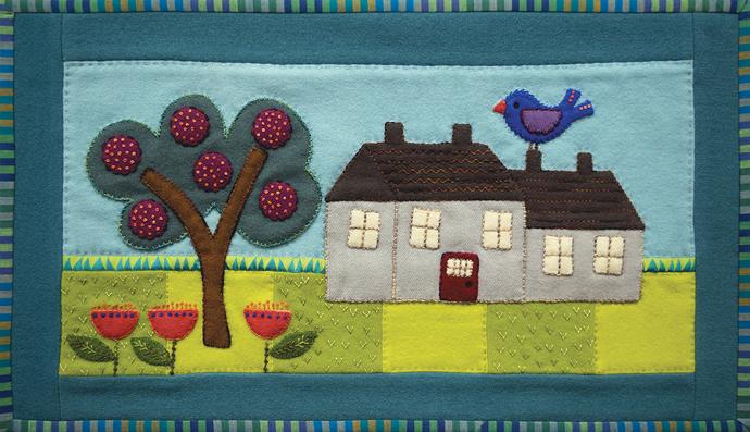 SS - Kit - House Table Runner - Pattern and Fabric