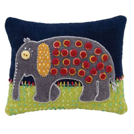 SS - Kit - Elephant Pincushion - Pattern and Fabric