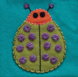 SS - Kit - Ladybug Pre-Cut Block - Turquoise