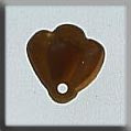 MHB - Glass Treasures - 12061 - Flat Bell Flower - Topaz