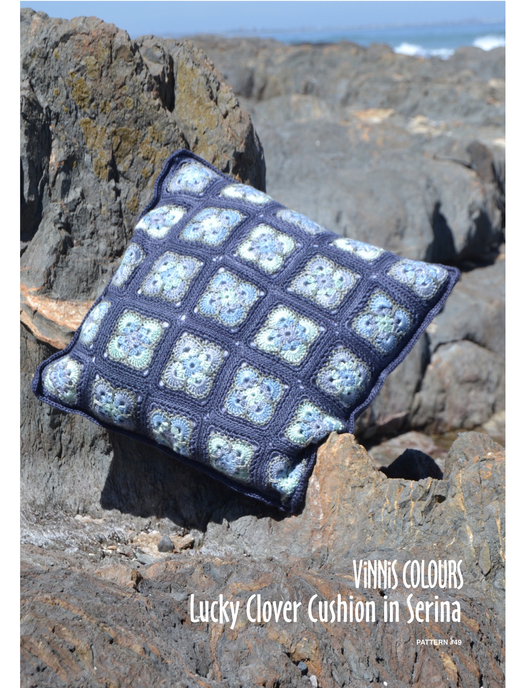 VCPK - P049 - Lucky Clover Cushion in Serina