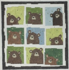 PD-NI-016 - Nine Brown Bears