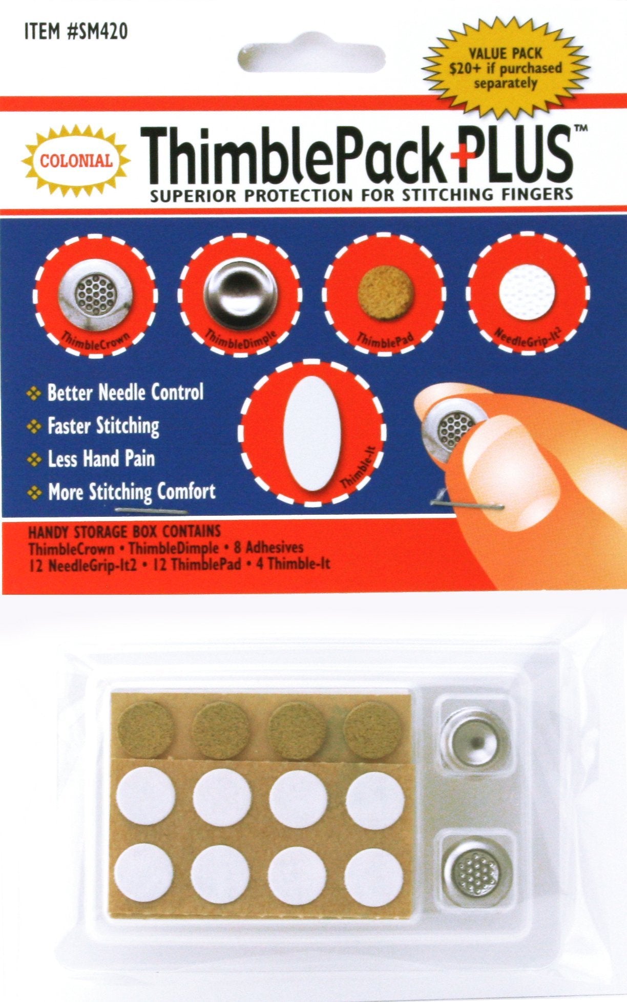 CN - Colonial Needle -Thimble Pack Plus