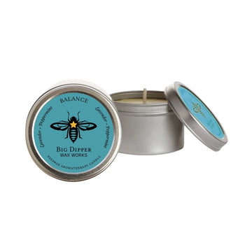BDWW - Beeswax Aromatherapy Tin - Balance - Peppermint and Lavender
