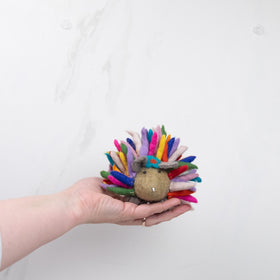 TWR - Felt Hedgehog - Small - Rainbow