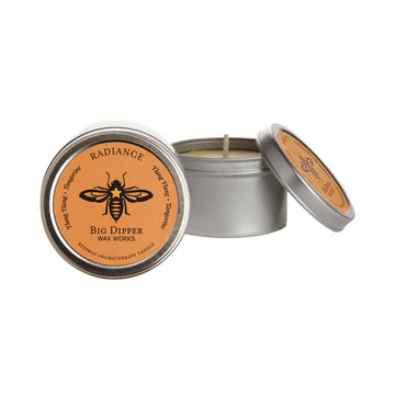BDWW - Beeswax Aromatherapy Tin - Radiance - Tangerine and Ylang Ylang
