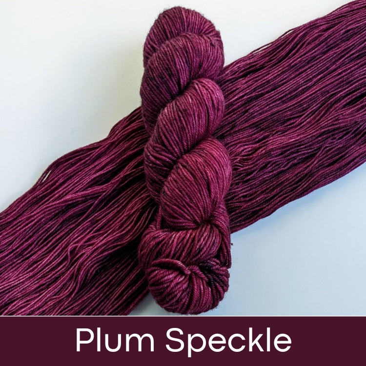 MKWL - Yarn Dye Kit: Fingering / Plum Speckle