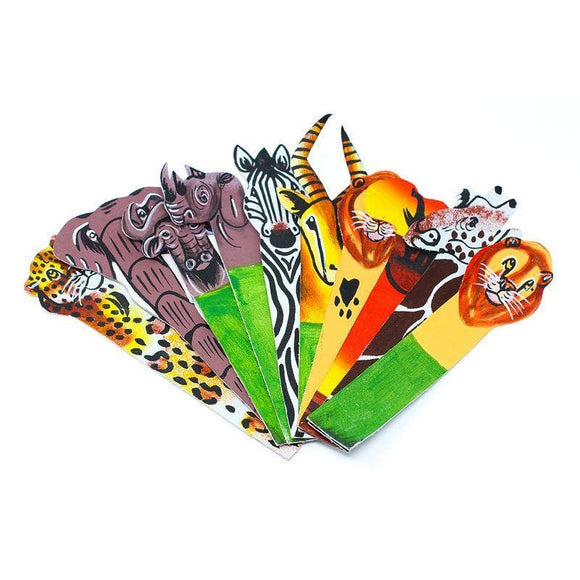 Animal Design Leather Bookmark