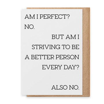 PSPR - Greeting Card - Better Person