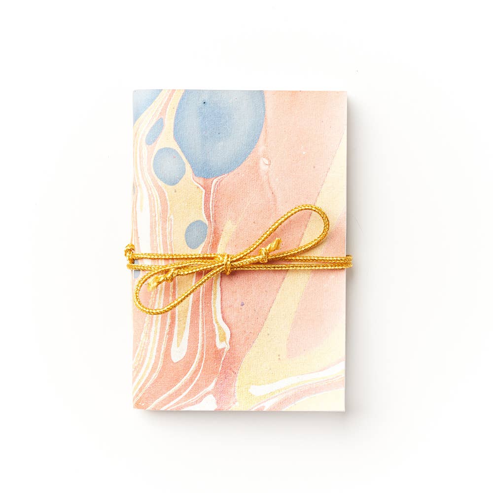 MBFT - Nikhila Marbled 5x7 Journal Recycled Paper  - Assorted