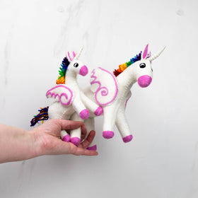 TWR - Felt Unicorn - Small - Rainbow