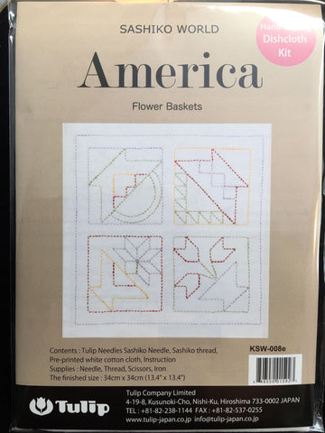 ORIM - Sashiko World - America - Flower Baskets - KSW-008