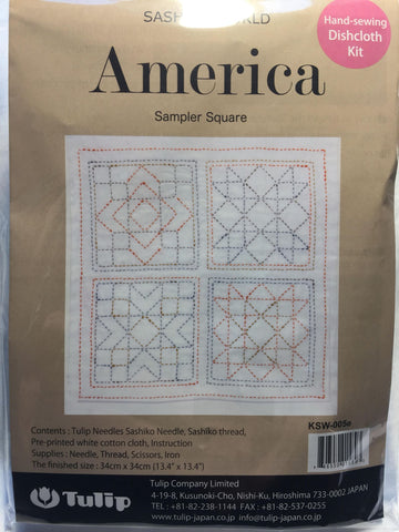 ORIM - Sashiko World - America - Sampler Square - KSW-005