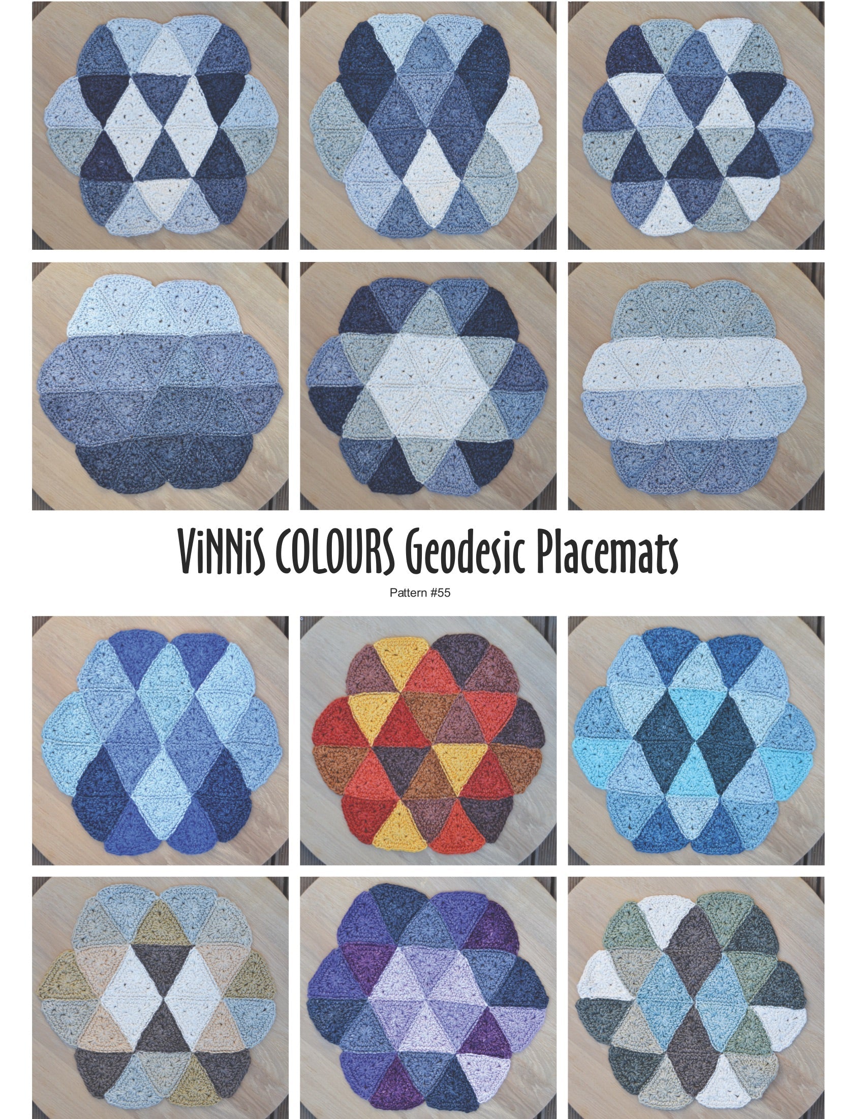 VCPK - P055 - Geodesic Placemats