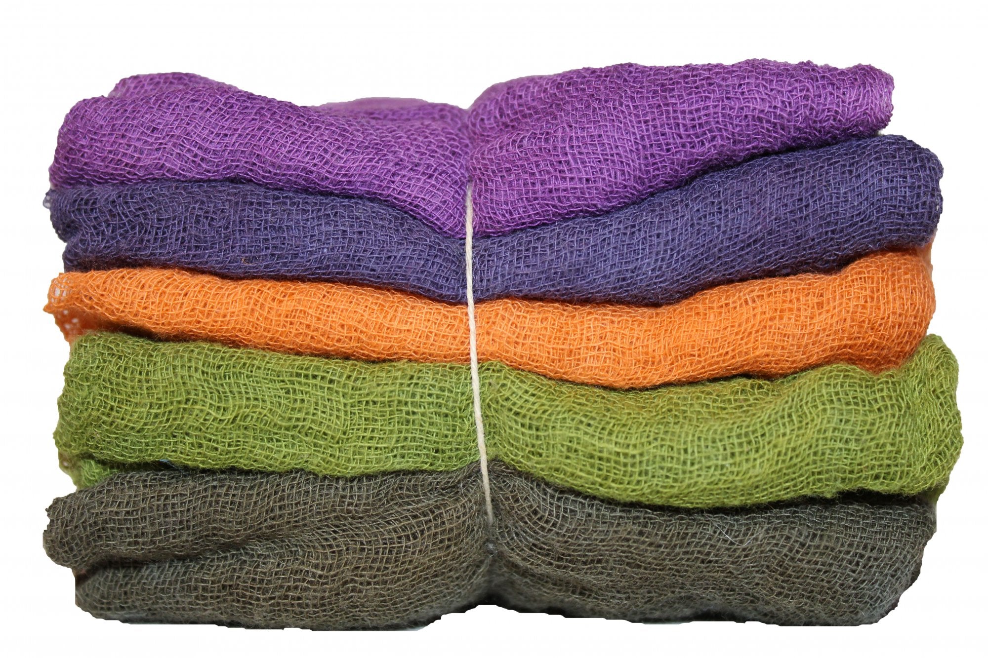 Hand-Dyed Cheesecloth Bundles